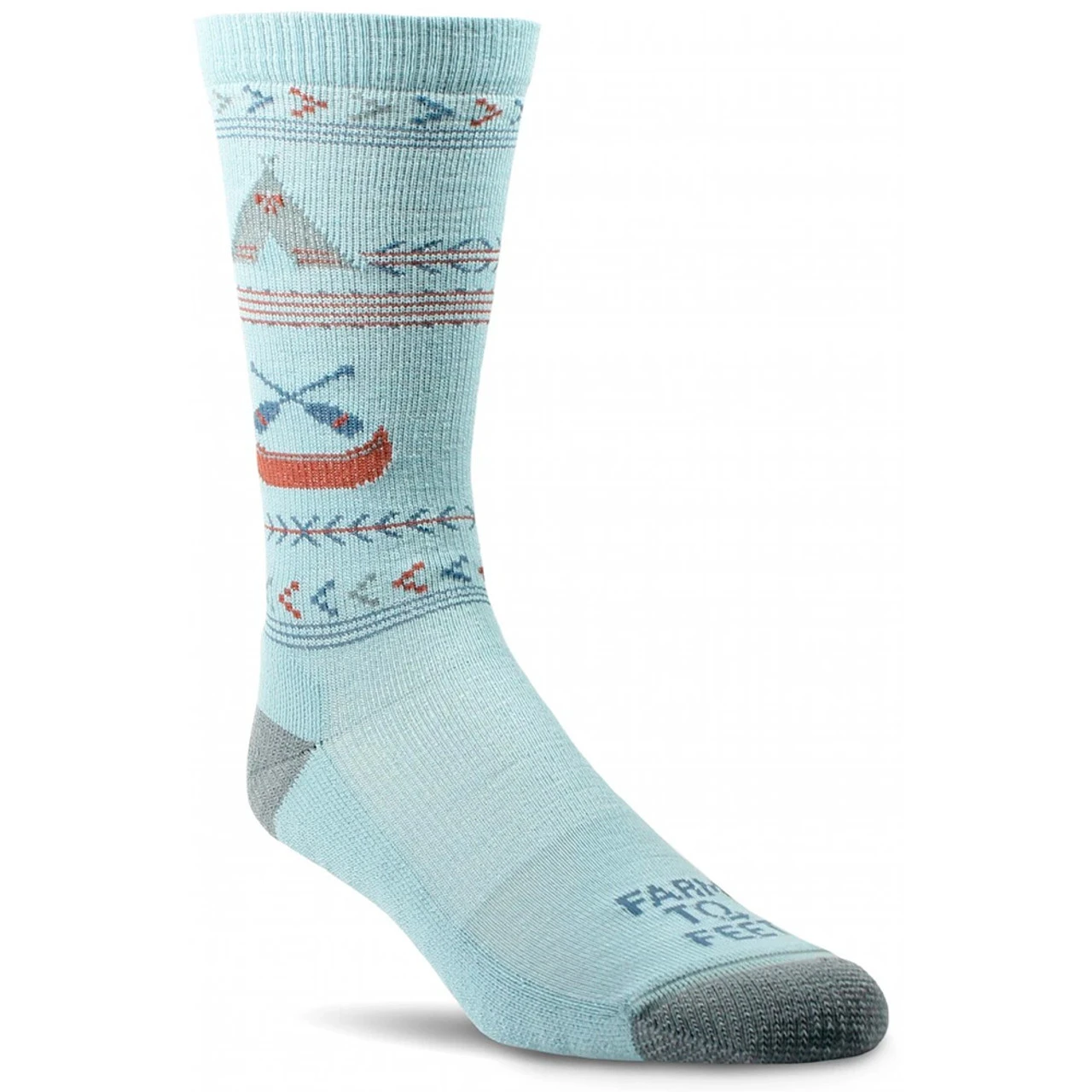 FARM TO FEET Womens Franklin Lightweight Camp Crew Socks