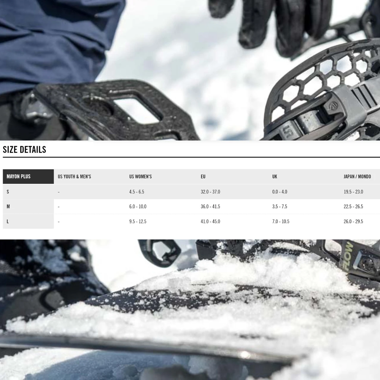 FLOW Women's Mayon-Plus Blackplum Bindings (F.23.BNW.MPF.BK) - Image 5