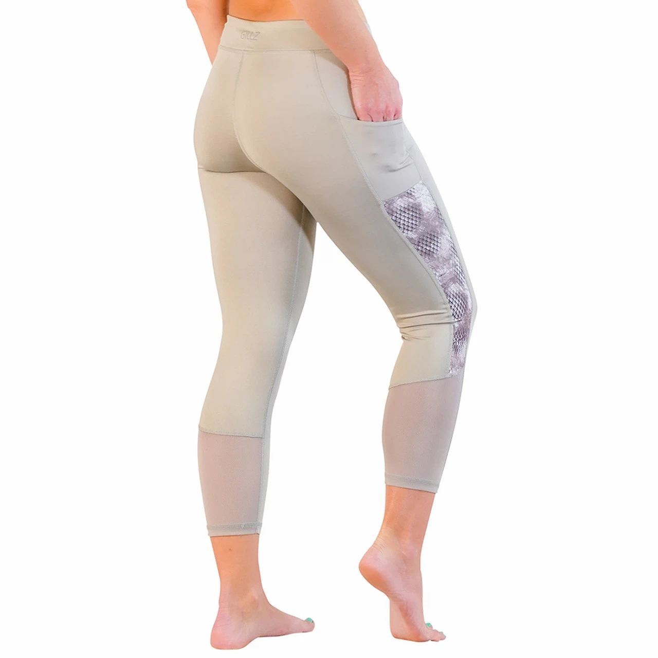 GILLZ Women's Hook Grunge Capri Leggings - Image 3