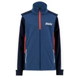 SWIX Jr Cross Lake Blue Jacket (12345-75400)