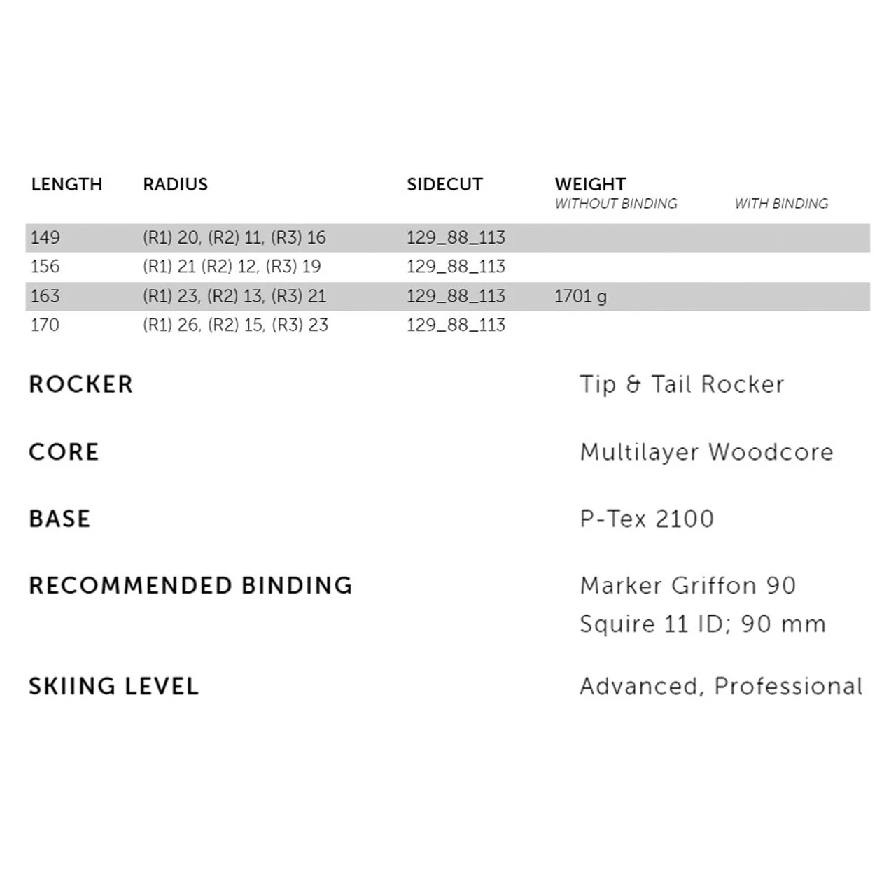 VOLKL Kenja 88 Red Skis (122416) - Image 5