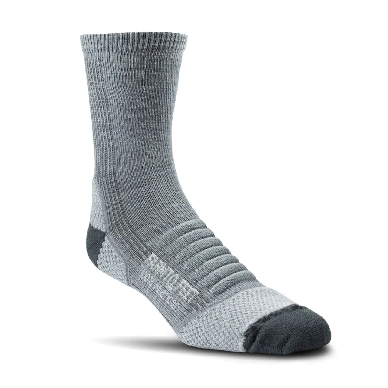 FARM TO FEET Damascus Charcoal Light Cushion 3/4 Crew Socks (FF-7065-015-CHAR)
