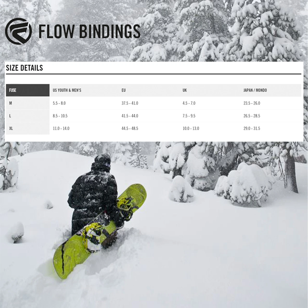 FLOW Men's Fuse Blackaqua Bindings (F.23.BNM.FUF.TQ) - Image 5