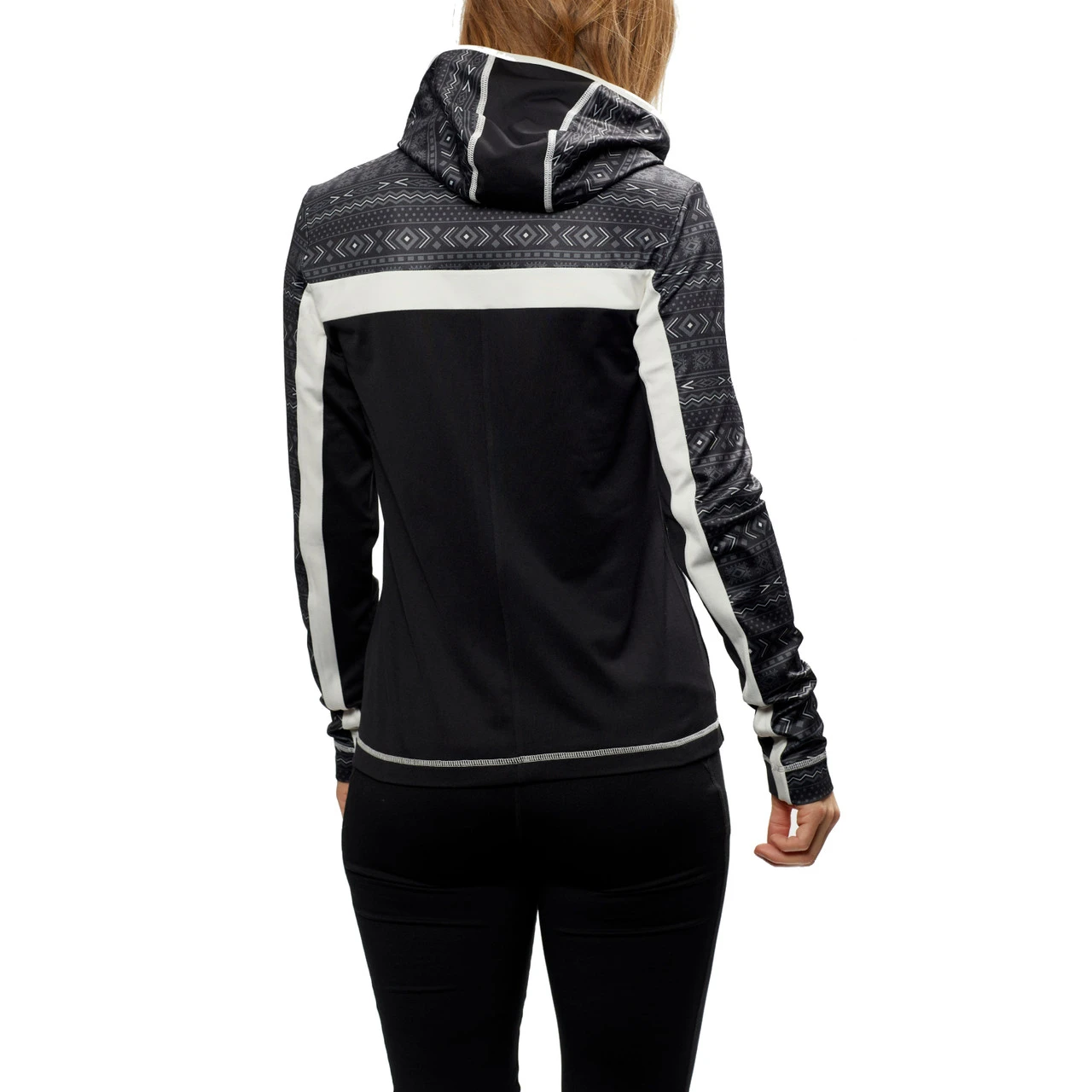 SWIX Women's Tista Full Zip Print Mid-Layer Top - Image 2
