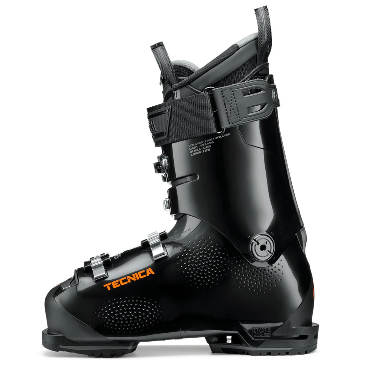 TECNICA Men's Mach Sport HV 100 GW Black Ski Boot (101870G1100) - Image 2