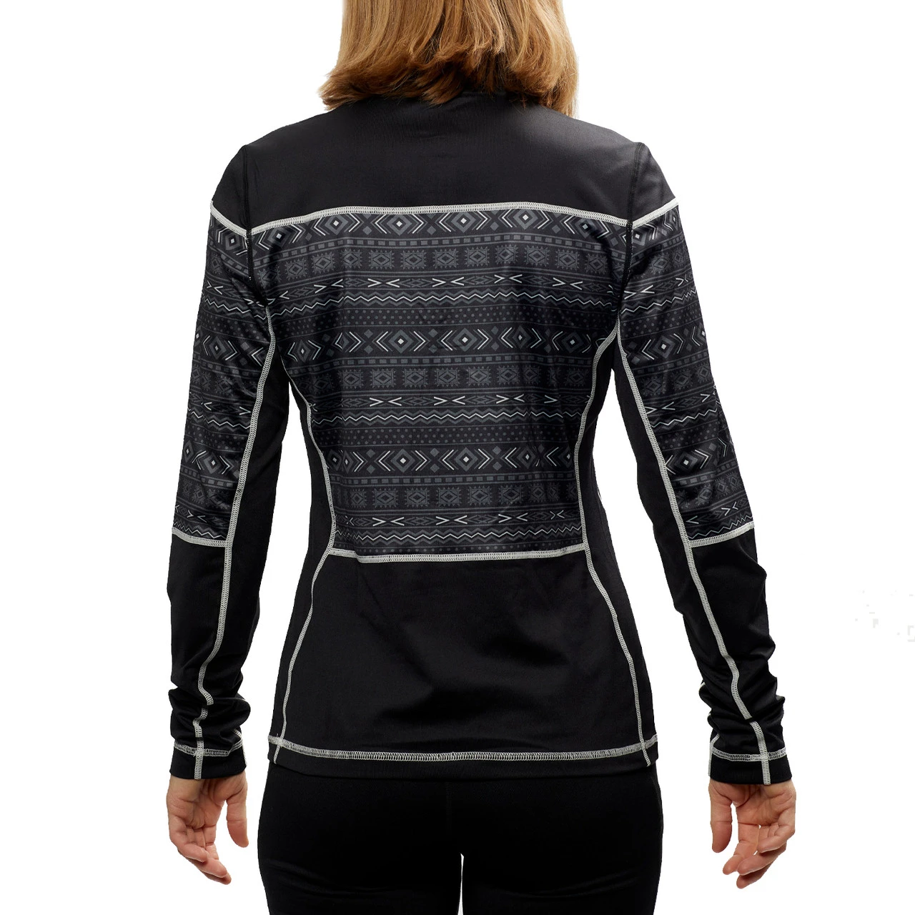 SWIX Womens Tista 1/2 Zip Print Sweater - Image 5