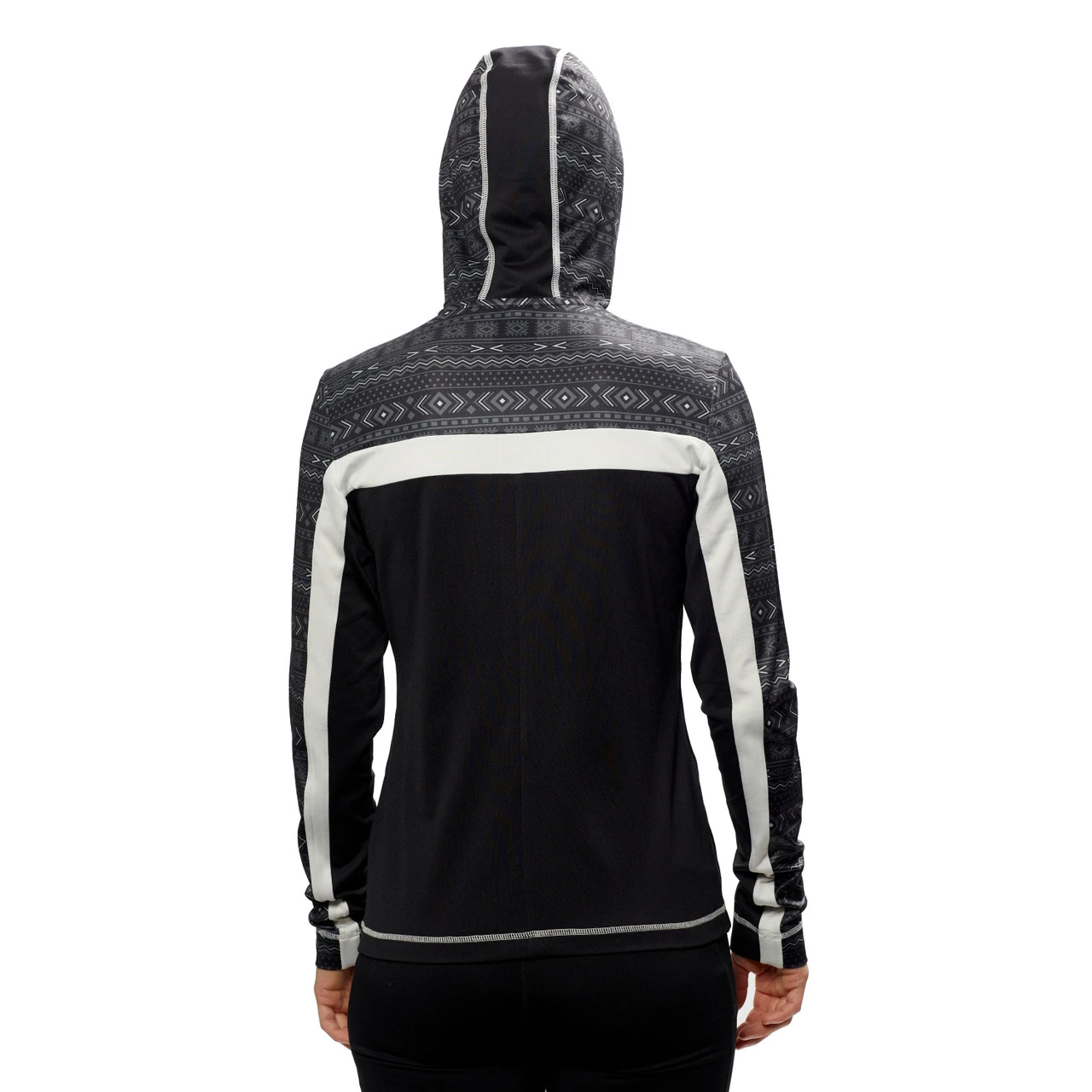 SWIX Women's Tista Full Zip Print Mid-Layer Top - Image 3