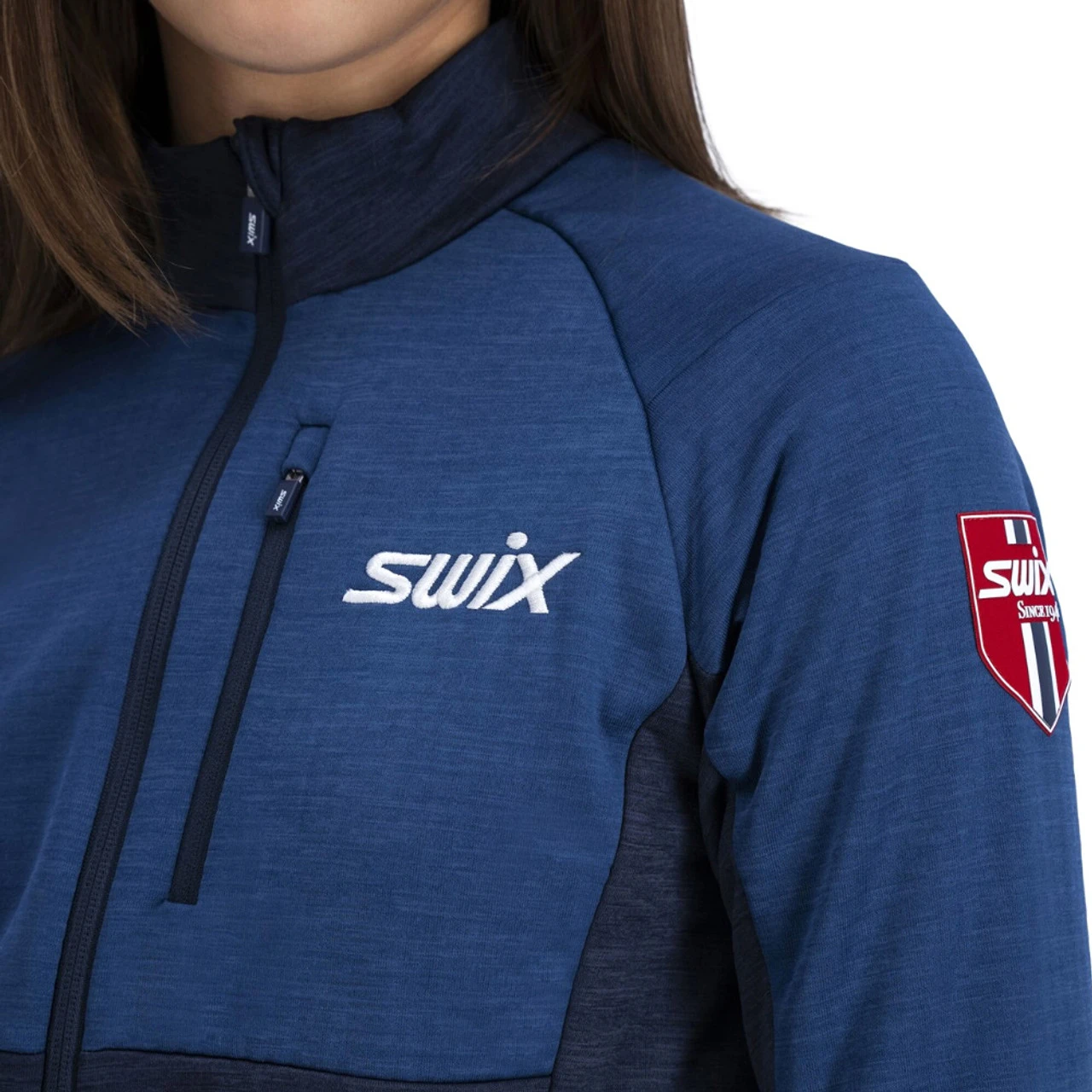 SWIX Women's Infinity Midlayer Lake Blue Jacket (16096-75400) - Image 5
