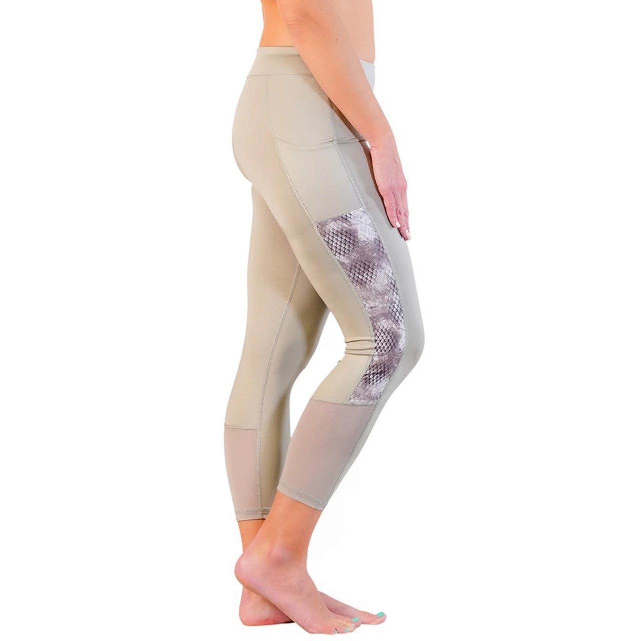 GILLZ Women's Hook Grunge Capri Leggings - Image 2