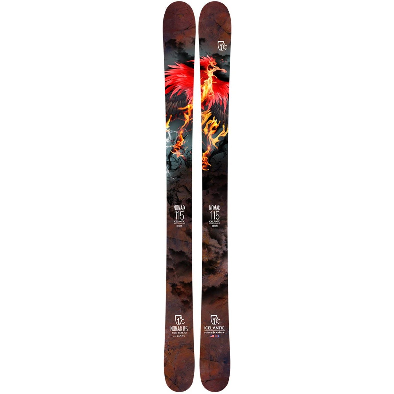 ICELANTIC Nomad 115 Skis (HGSKI22019-par)