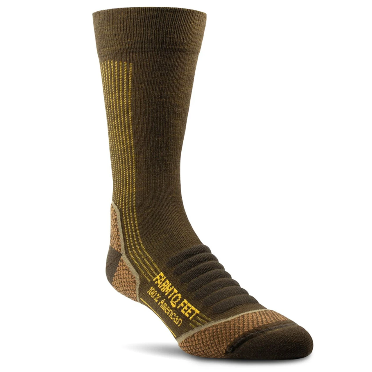 FARM TO FEET Mens Damascus Lightweight Technical Crew Socks - Image 4