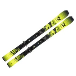 VOLKL Deacon Junior Yellow/Black Skis With 7.0 VMotion Jr Bindings (120469.910)