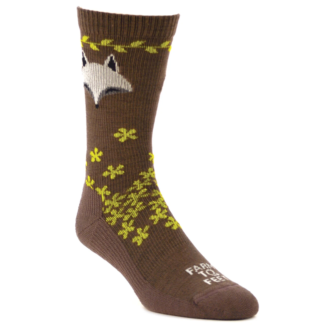 FARM TO FEET Womens Emeryville Lightweight Fox Crew Socks (9698) - Image 4