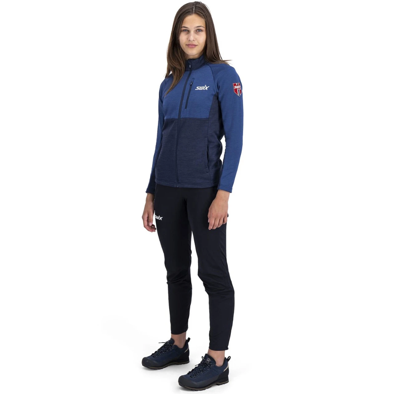 SWIX Women's Infinity Midlayer Lake Blue Jacket (16096-75400) - Image 3