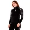SWIX Women Tista 1/2 Zip Print LS Shirt