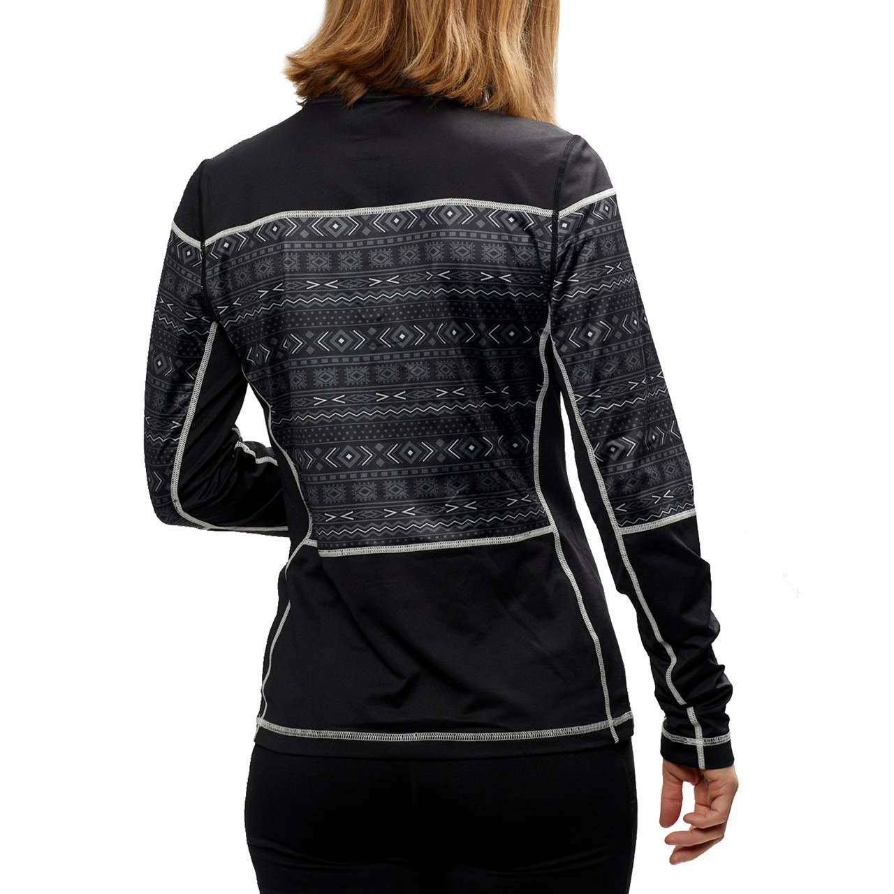 SWIX Womens Tista 1/2 Zip Print Sweater - Image 4