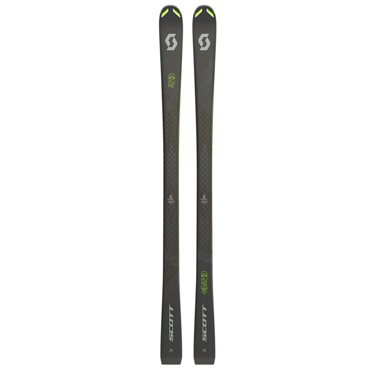 SCOTT Men's Pure Piste 77 Ti A Version Skis (291933-9992)