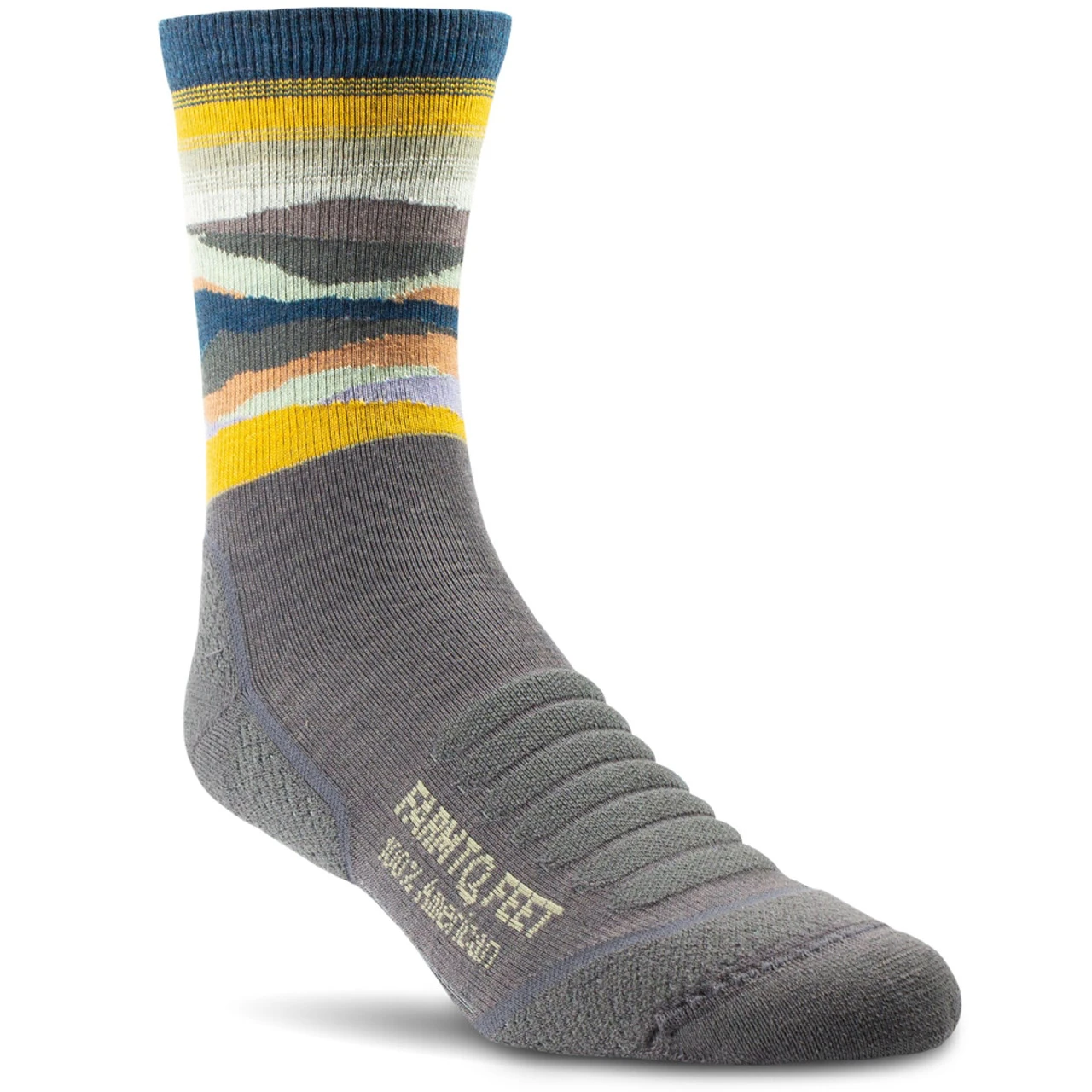 FARM TO FEET Mens Max Patch Lightweight Technical 3/4 Crew Socks - Image 3