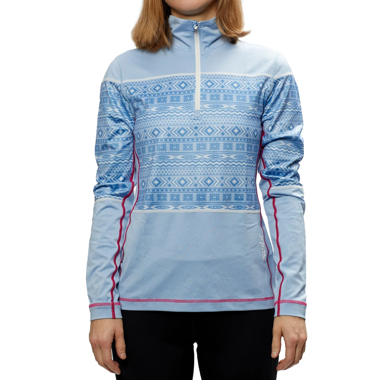 SWIX Womens Tista 1/2 Zip Print Sweater - Image 6